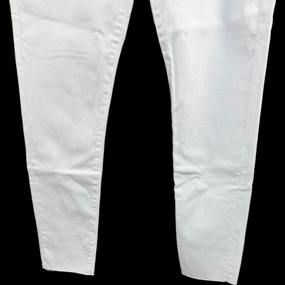 Adriano Goldschmied AG Farrah Ankle Jeans White 30R High Rise Skinny Stretch - Picture 5 of 13